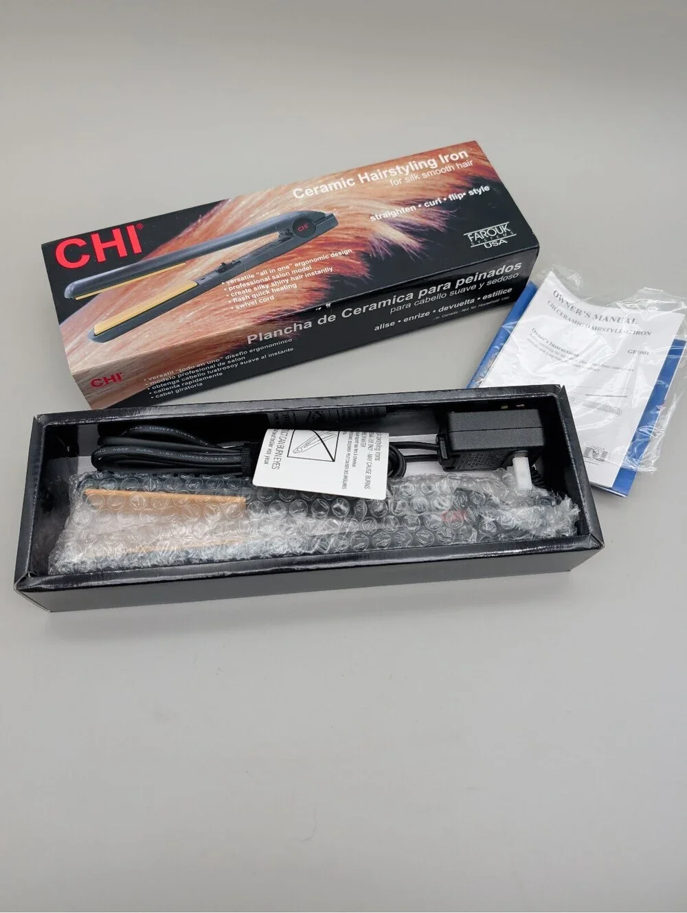 CHI Ceramic Hairstyling Iron for Silk Smooth Hair